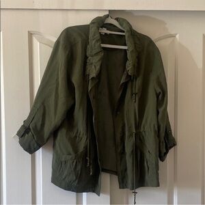 COLDWATER  Olive  Green Jacket with Drawstring. Size LP